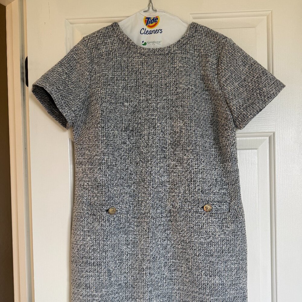 Loft Tweed Shift Dress NWT - Womens 4P